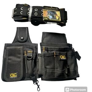 NWT CLC 3 Pc Belt And Tool Pouches